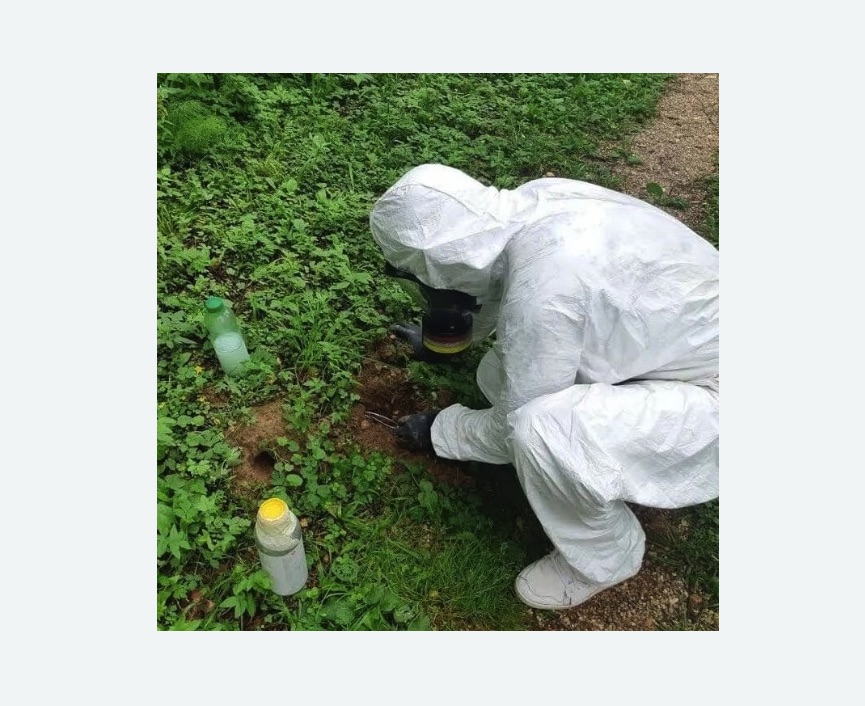 уничтожение кротов на участке в Билибино